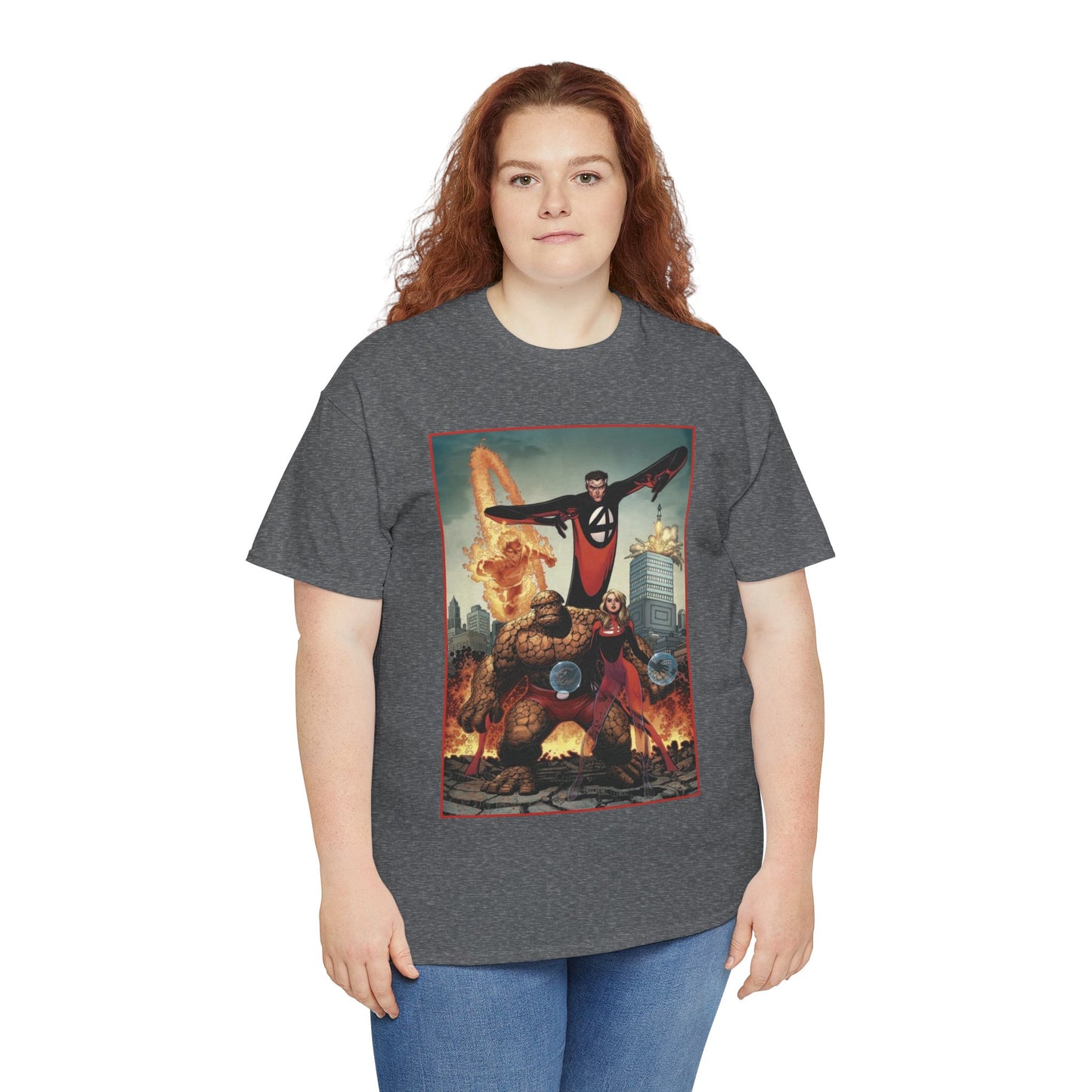 Fantastic Four T-Shirt - Arthur Adams Art - Marvel Comics