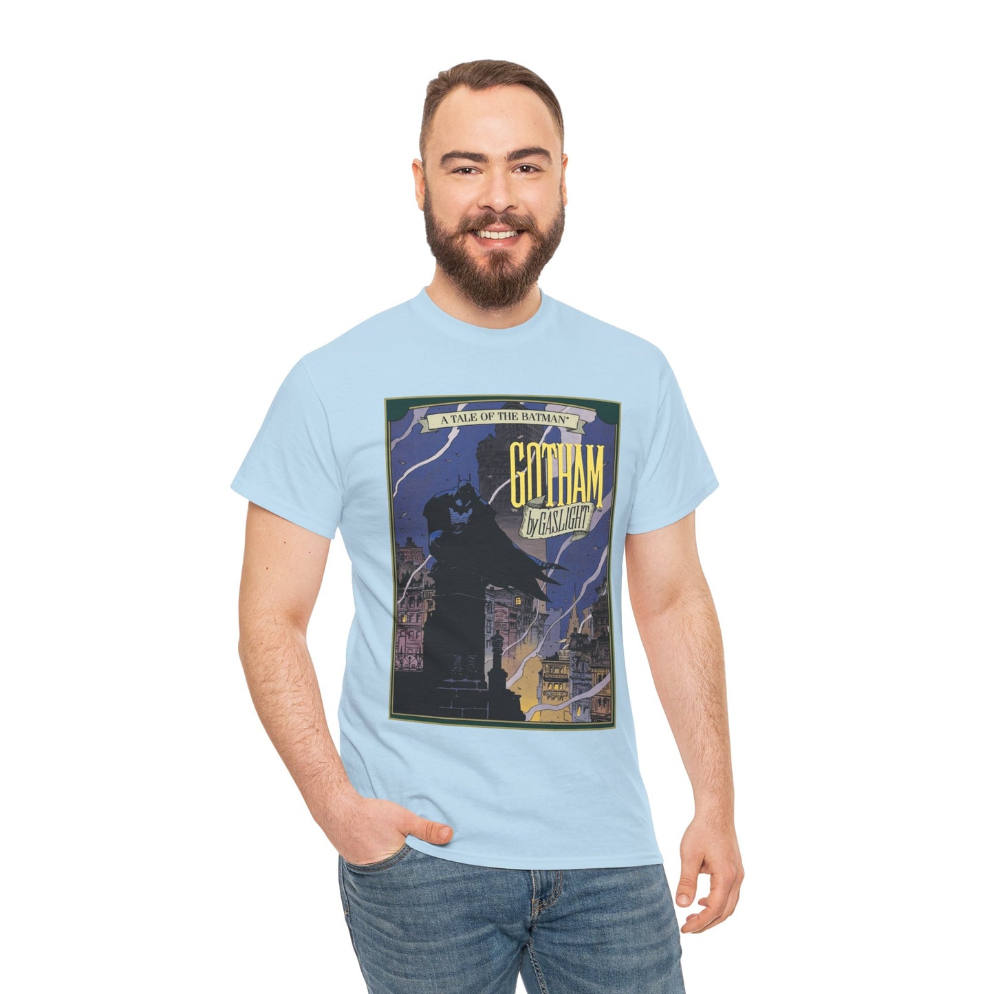 Batman: Gotham by Gaslight T-Shirt - Mike Mignola Art - 19th Century Jack the Ripper Story - Elseworlds - DC Comics