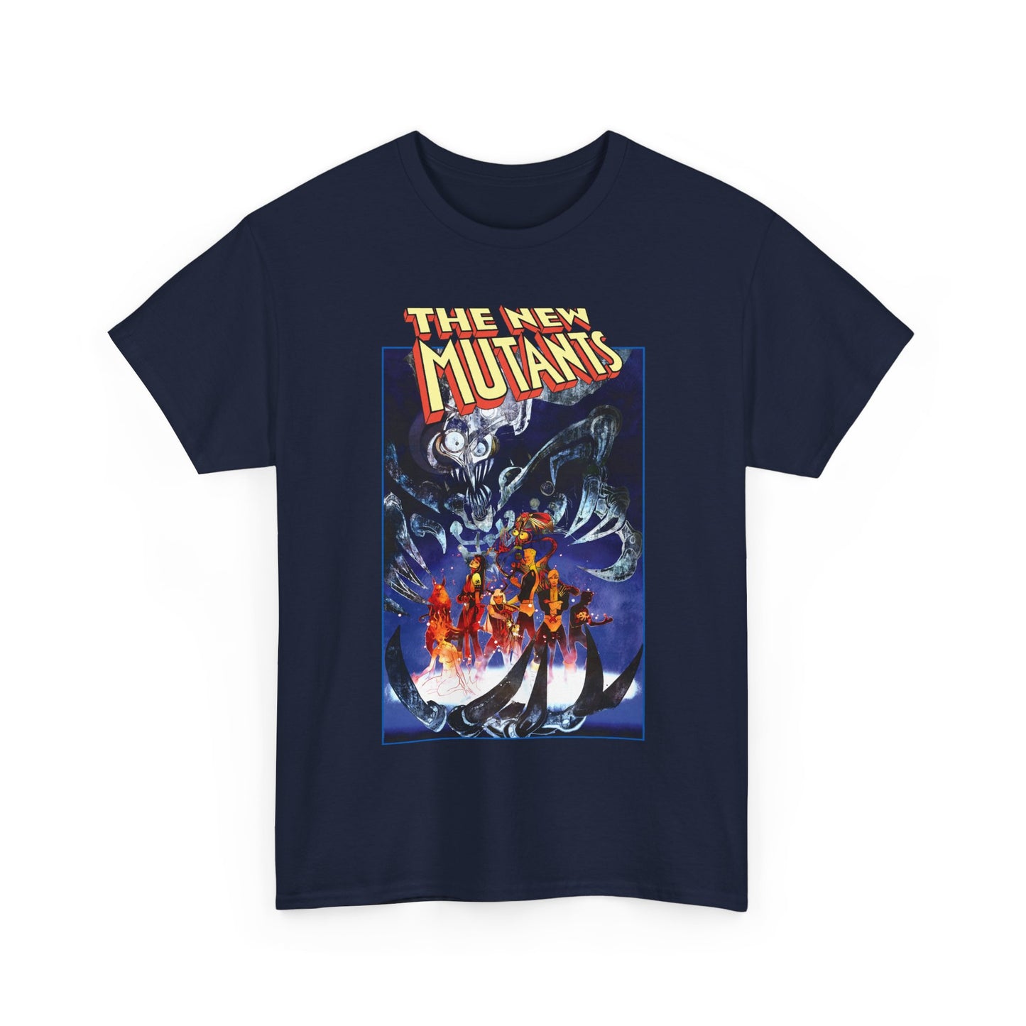 New Mutants T-Shirt - Bill Sienkiewicz Art - War Children Cover - Warlock, Magik, Wolfsbane, Cannonball, Cypher, Mirage, Karma, Sunspot - Marvel Comics