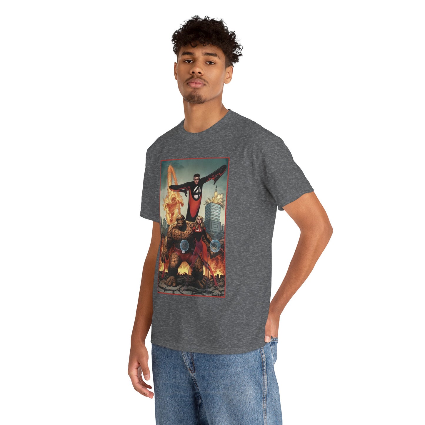 Fantastic Four T-Shirt - Arthur Adams Art - Marvel Comics