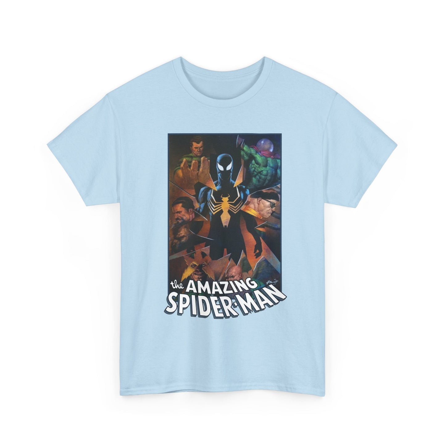 Amazing Spider-Man & Sinister Six T-Shirt - Ariel Olivetti Art - Marvel Comics