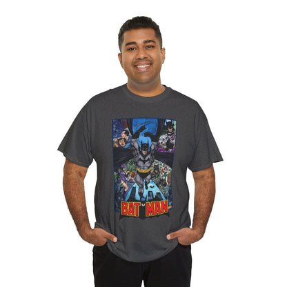Batman T-Shirt - John Byrne Art - Joker, Catwoman, Poison Ivy - Caped Crusader - DC Comics