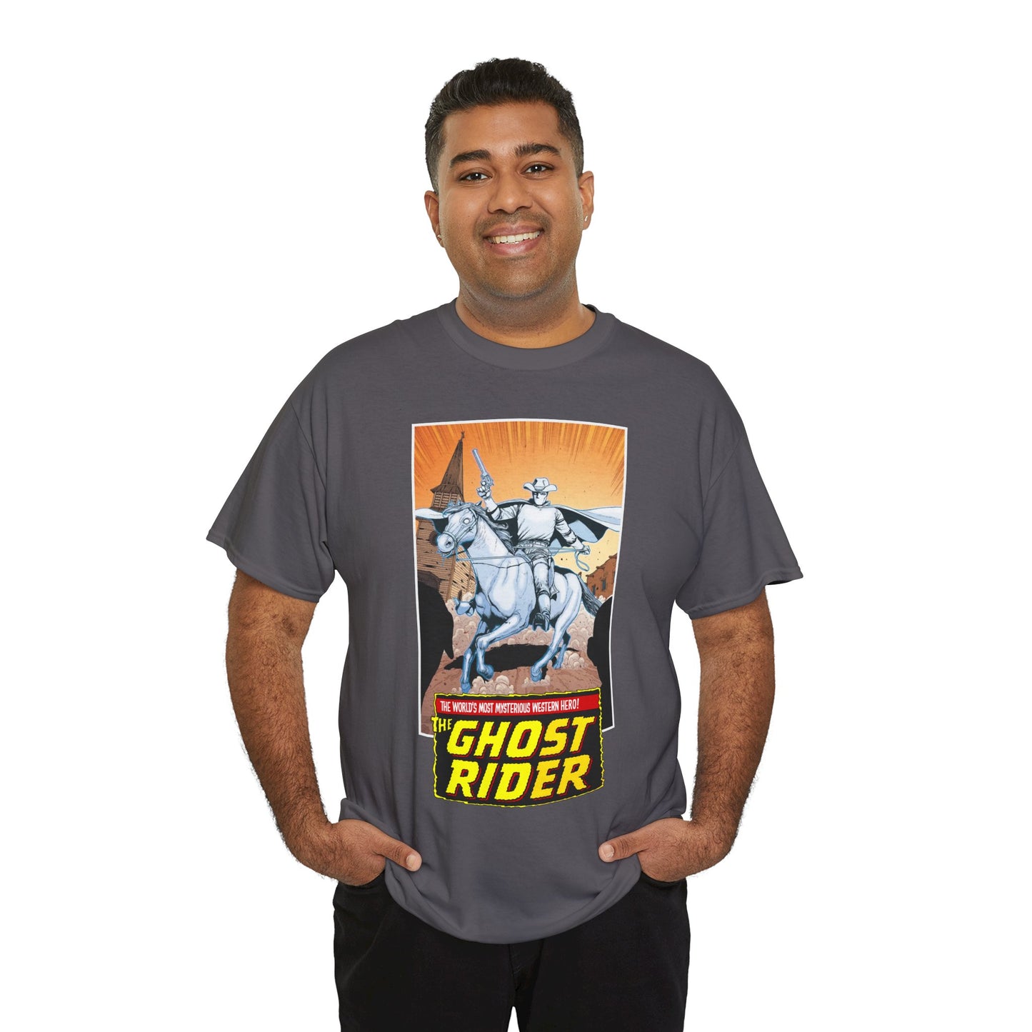Ghost Rider/Phantom Rider T-Shirt - Carter Slade - Marvel Comics - 1970s Supernatural Western Hero