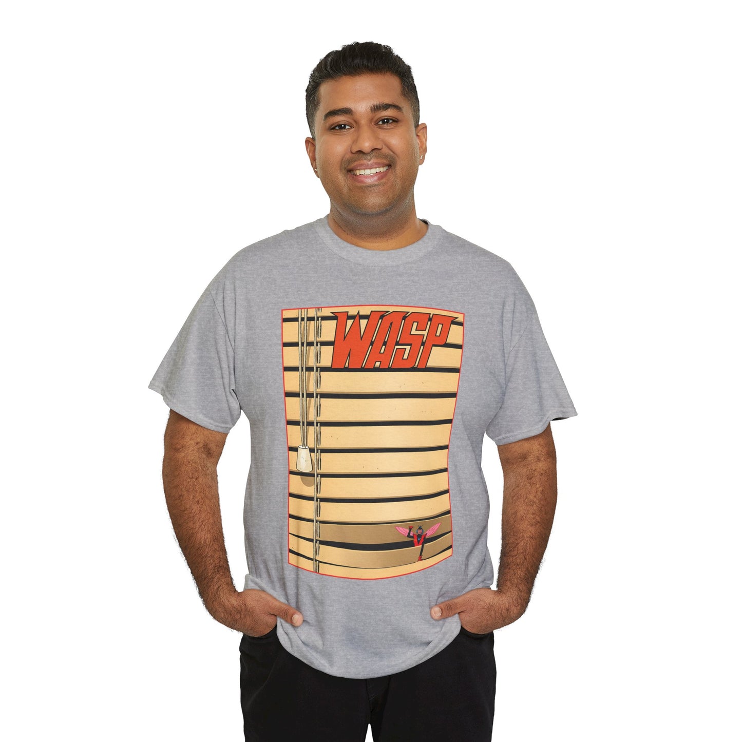 Wasp T-Shirt - Tom Reilly "Windowshades" Cover Art - Avengers Founding Member - Marvel Comics