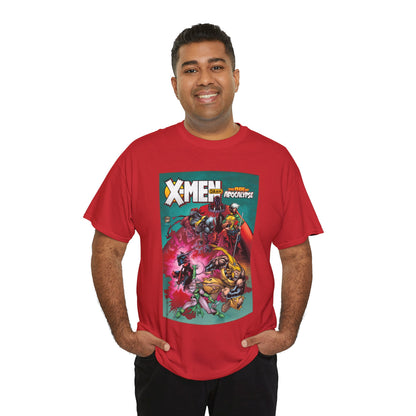 X-Men: Age of Apocalypse T-Shirt - Adam Kubert Art - Magneto, Rogue, Nightcrawler, Gambit, Blink, Sabretooth - Dawn - Marvel Comics