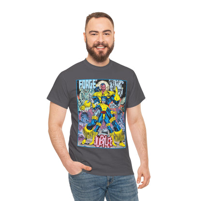 Forge & Jubille T-Shirt - Liam Sharp Art - X-Men Mutants - Marvel Comics