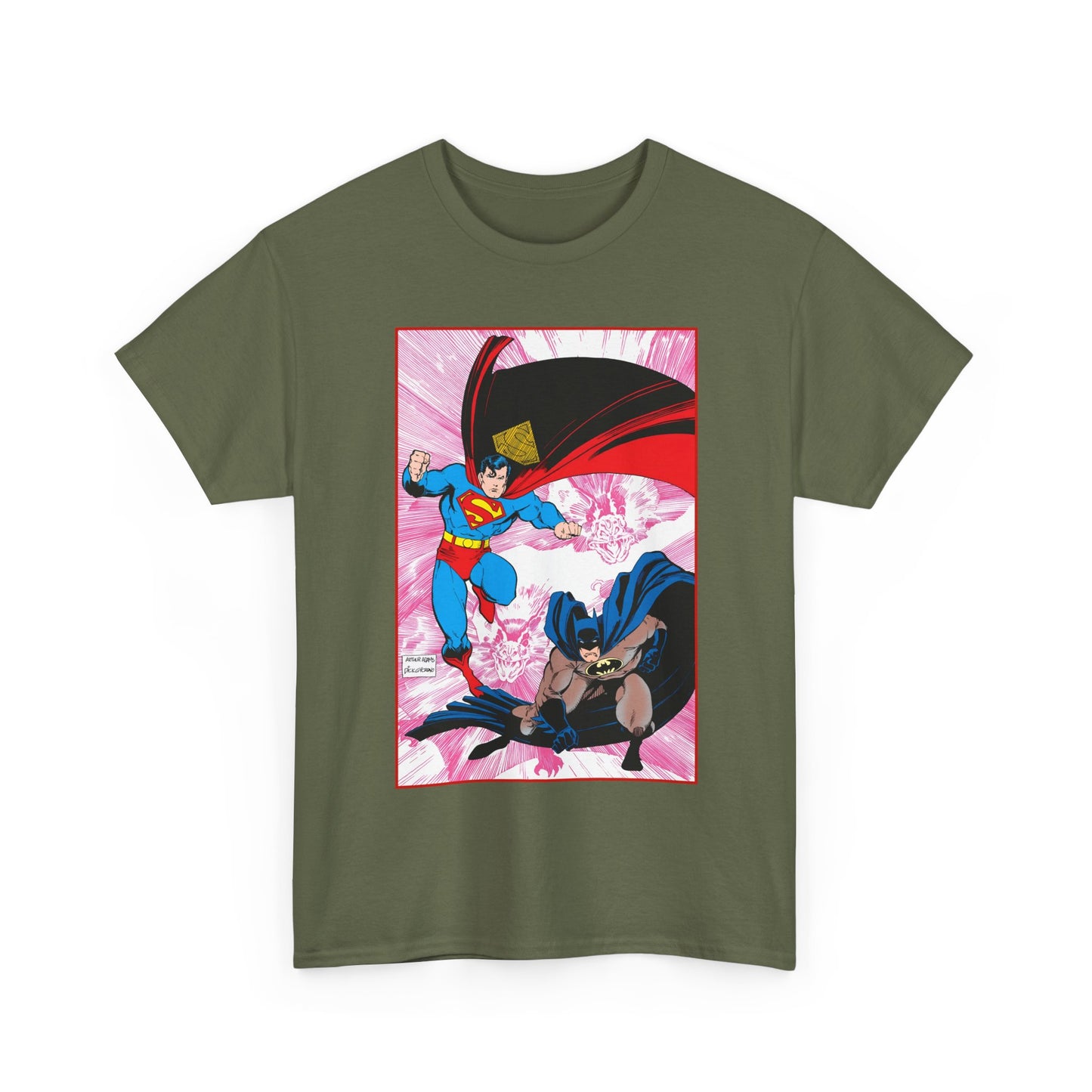 Batman Vs Superman T-Shirt - Arthur Adams Art - Action Comics Annual #1 Cover - DC Comics