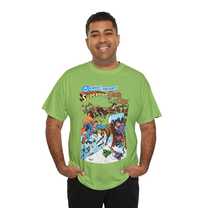 Superman & Santa Claus T-Shirt - José Luis García-López Art - DC Comics Presents #67 - Vs. Toyman