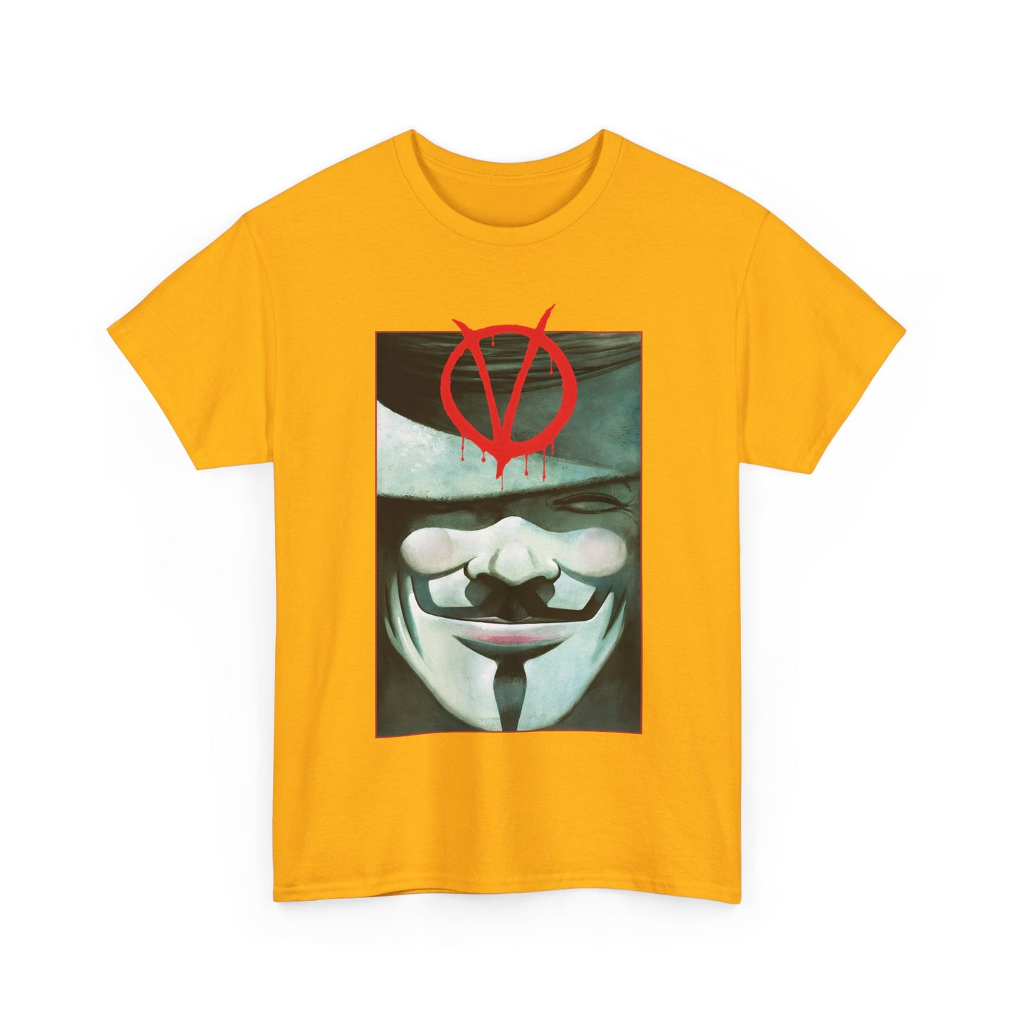 V For Vendetta T-Shirt - David Lloyd Art - Guy Fawkes Mask - DC Comics
