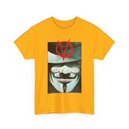 V For Vendetta T-Shirt - David Lloyd Art - Guy Fawkes Mask - DC Comics