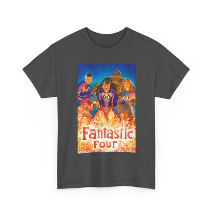 Fantastic Four T-Shirt - Alex Ross Art - Mr. Fantastic, Invisible Woman, Human Torch, The Thing - Marvel Comics