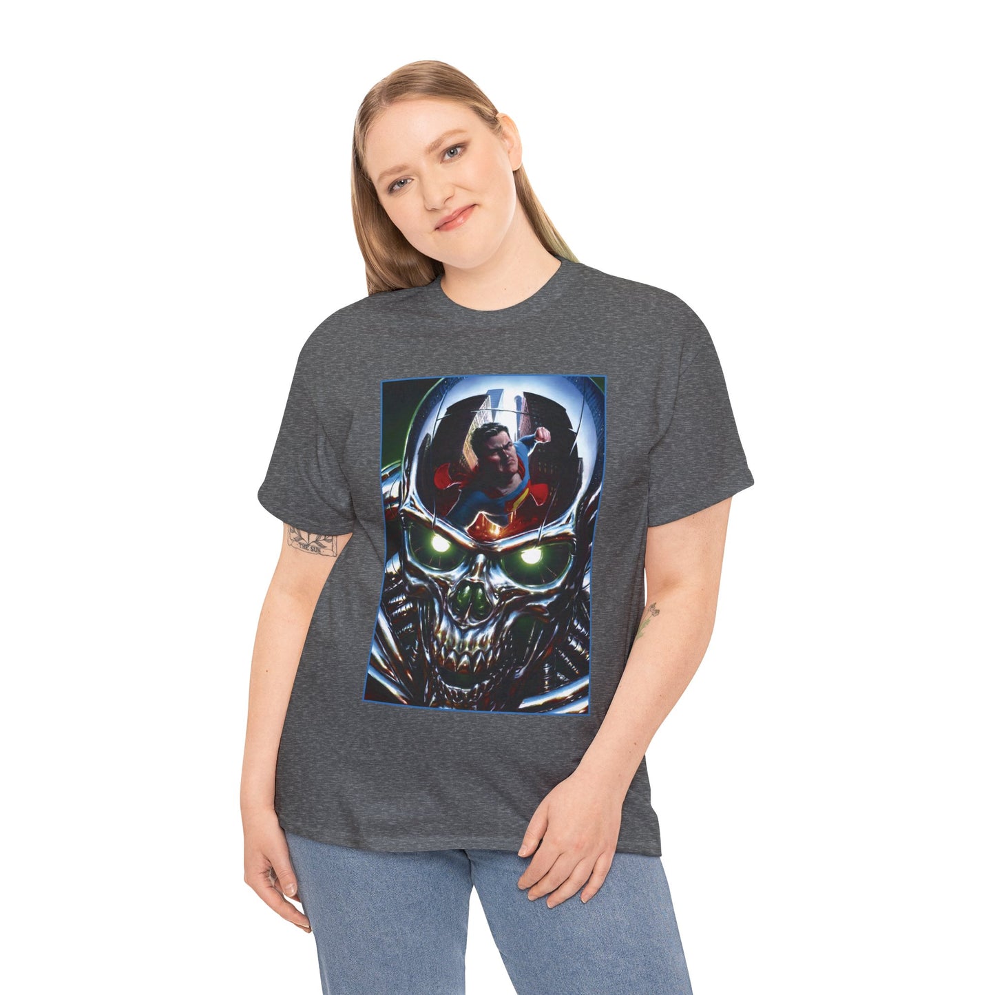Superman T-Shirt - Steve Beach Art - Vs Metallo - Action Comics #1051 Cover - DC Comics
