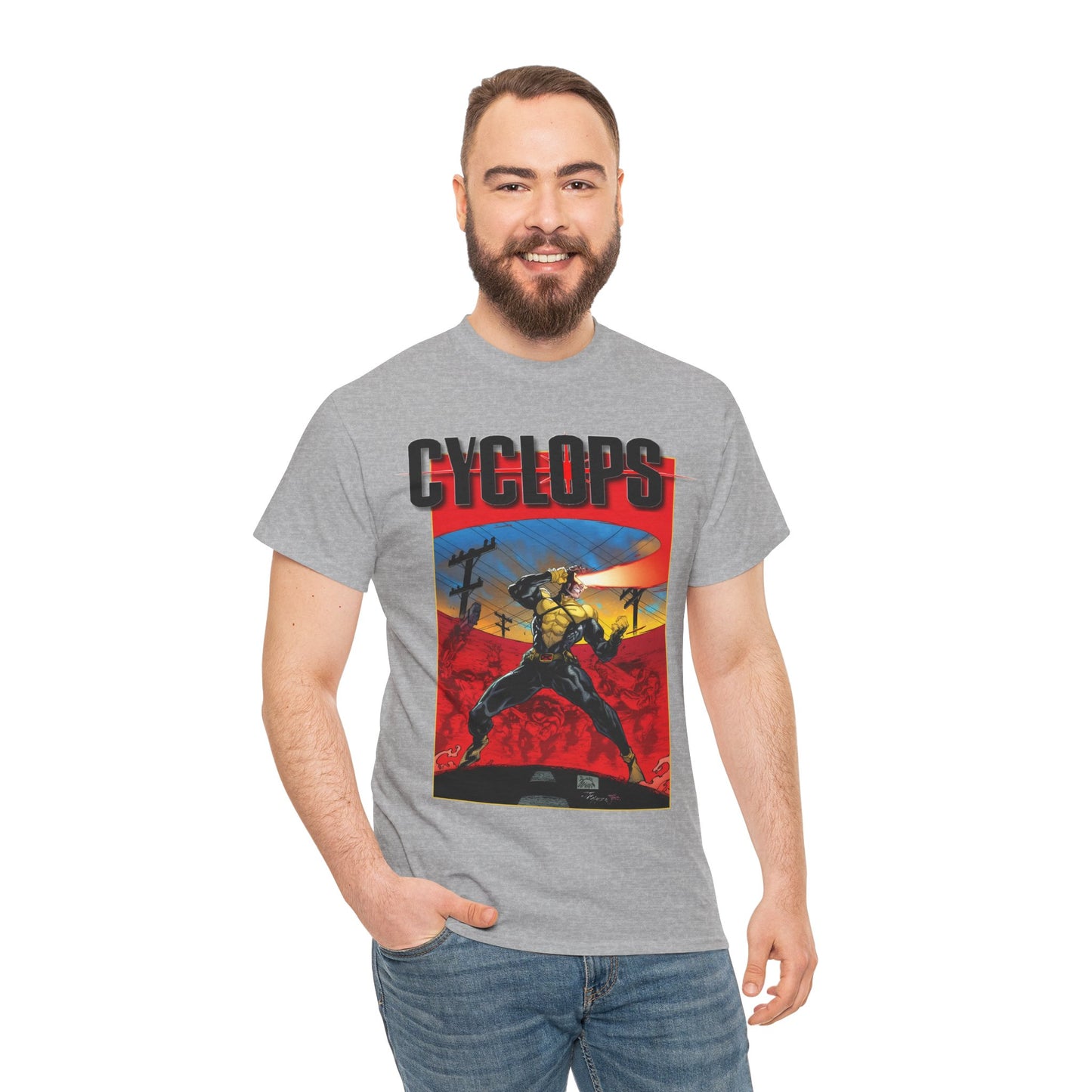 Cyclops T-Shirt - Ryan Stegman Art - Scott Summers, Leader of the X-Men - Marvel Comics