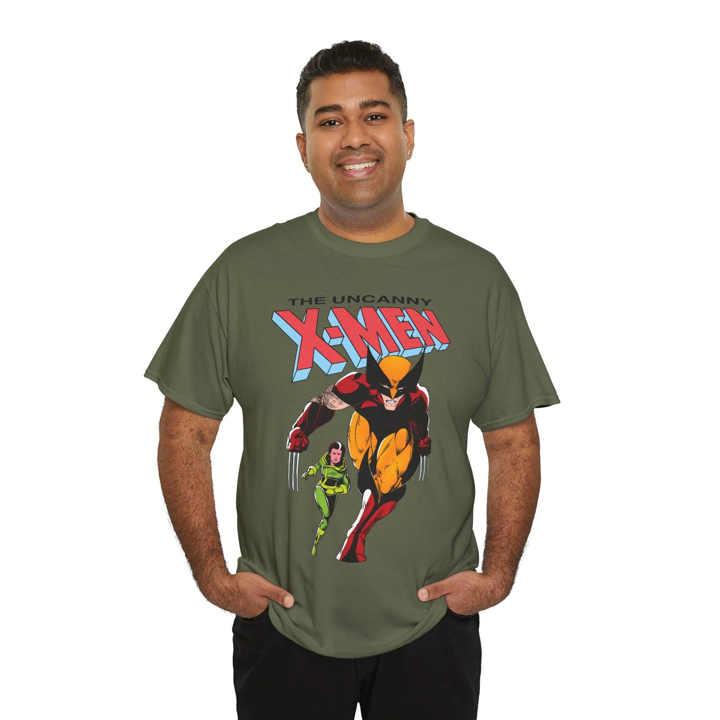 Wolverine & Rogue T-Shirt - Paul Smith Art - X-Member, Mutants - Marvel Comics - Uncanny X-Men #173 Cover - Logan