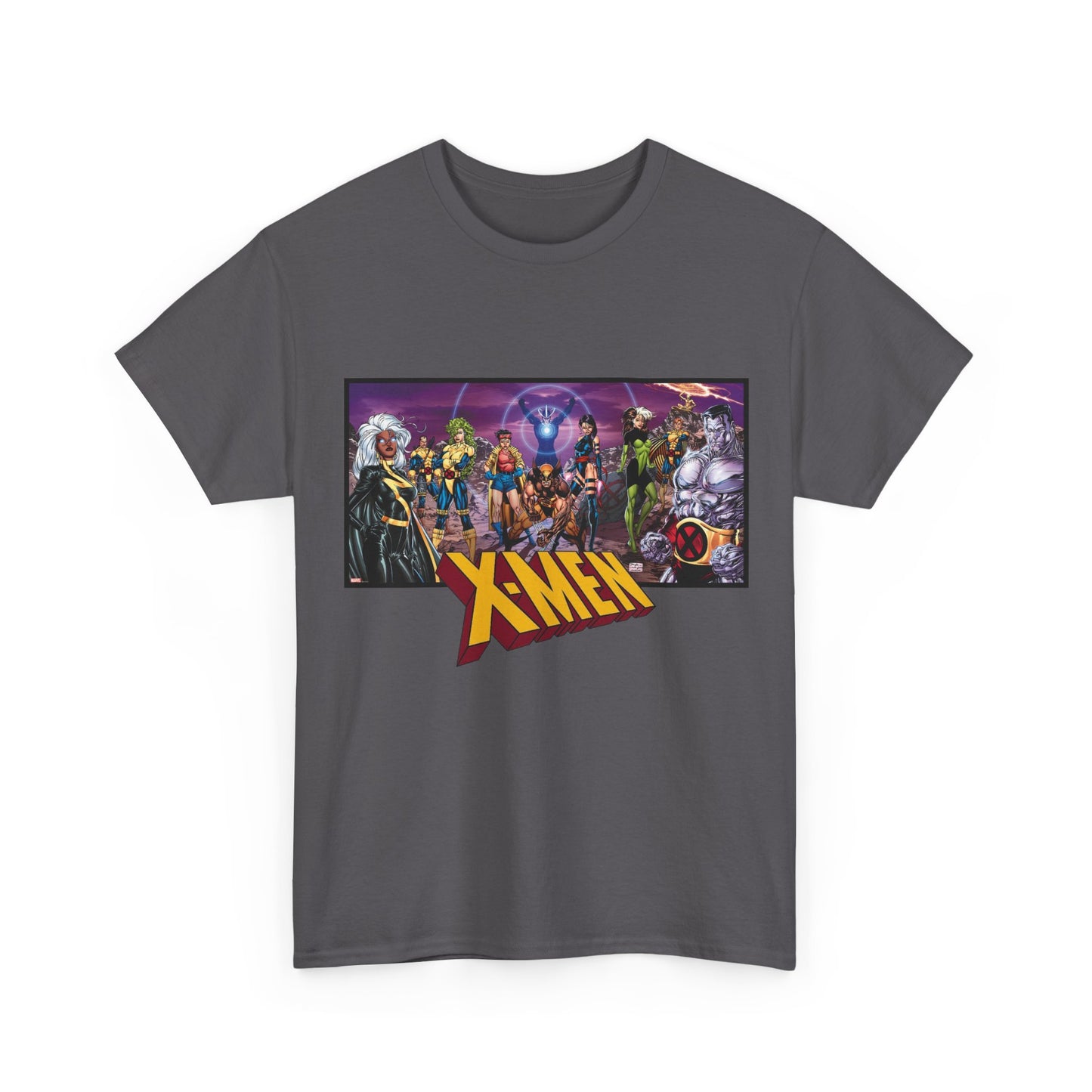 X-Men T-Shirt - Jim Lee Art - Wolverine, Storm, Colossus, Psylocke, Rogue, Forge - Marvel Comics