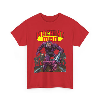 Machine Man T-Shirt - Jack Kirby Creation - Popular 1970s Hero - Marvel Comics