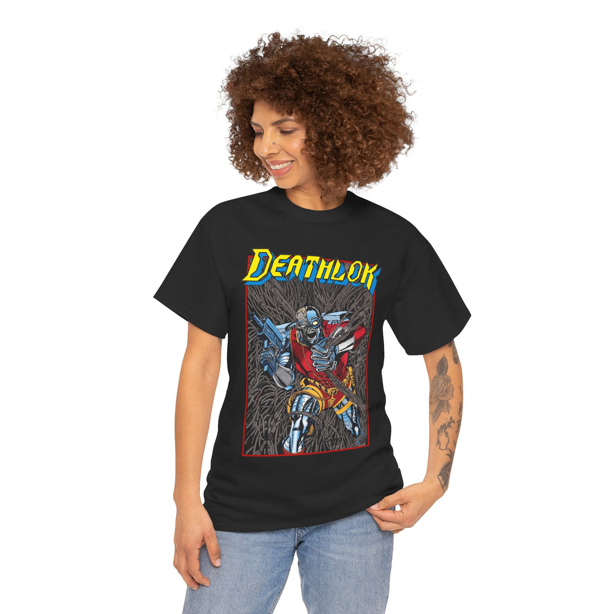 Deathlok T-Shirt - Denys Cowan Art - #1 Cover Art (1991) - Marvel Comics