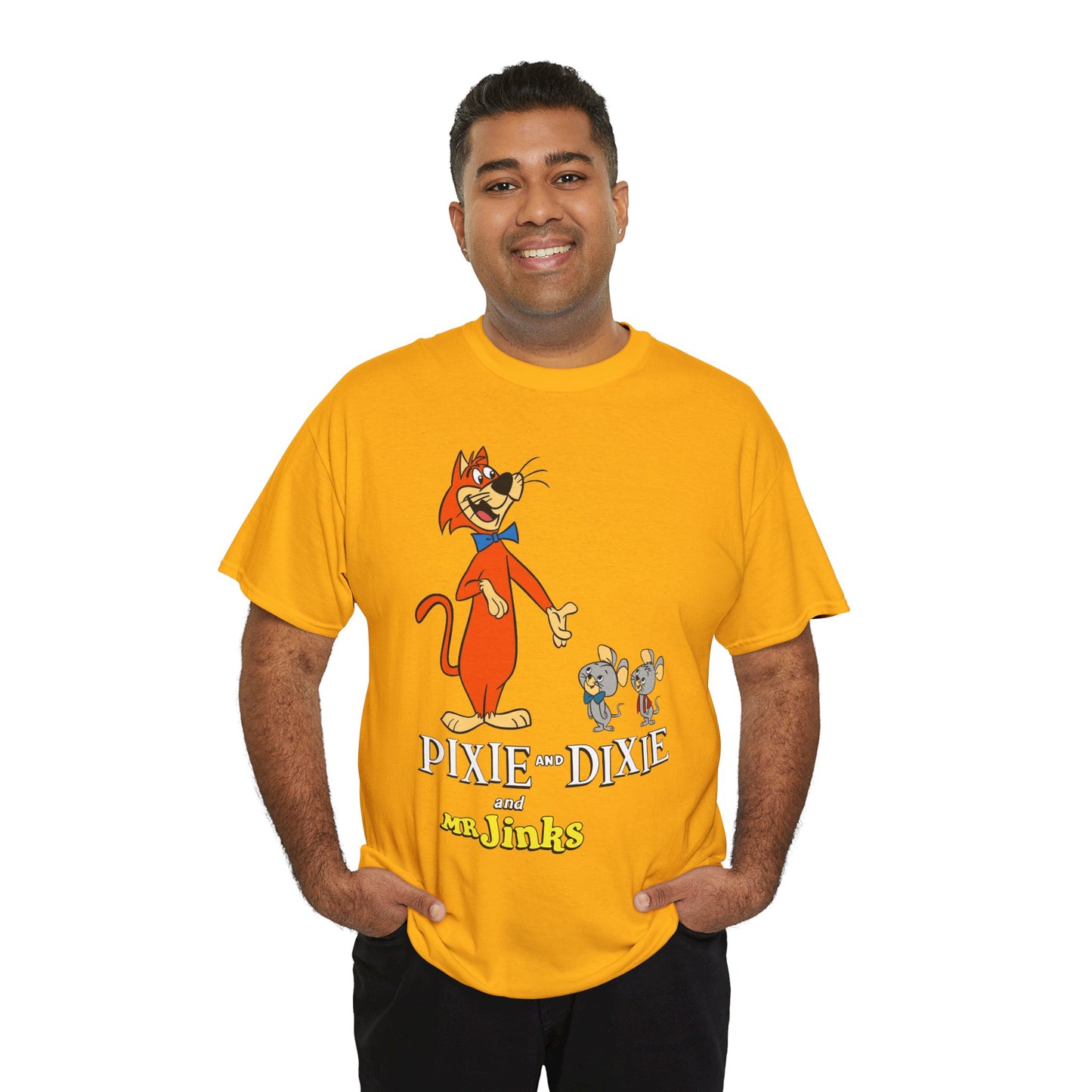 Pixie & Dixie & Mr Jinks T-Shirt - Classic Hanna-Barbera Saturday Morning Cartoon - I Hate Meeces to Pieces!