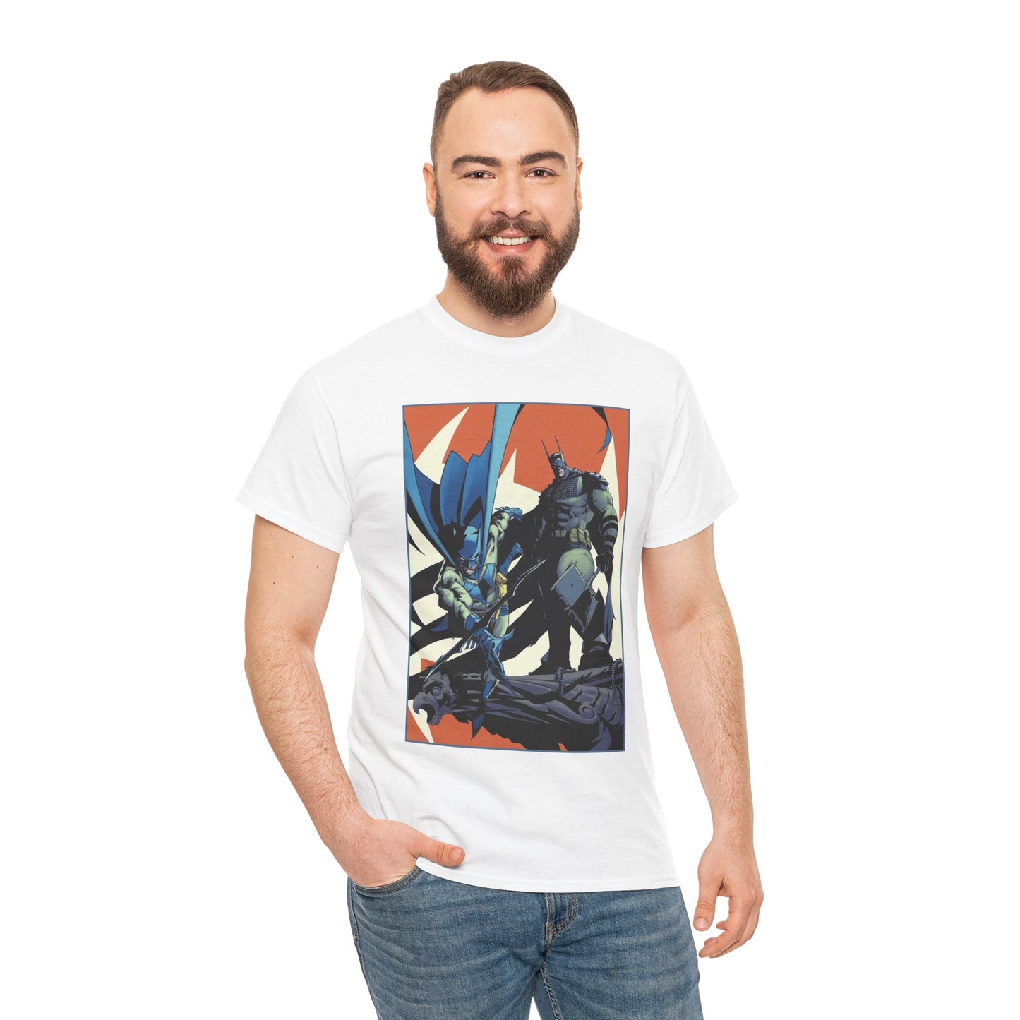 Absolute Batman & Prime Batman T-Shirt - Nick Dragotta Art - DC Comics
