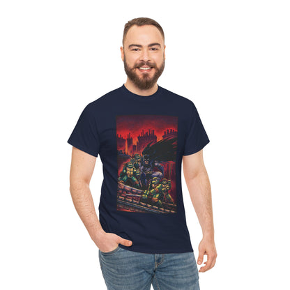 Batman & Teenage Mutant Ninja Turtles T-Shirt - Kevin Eastman Art - TNMT - DC Comics