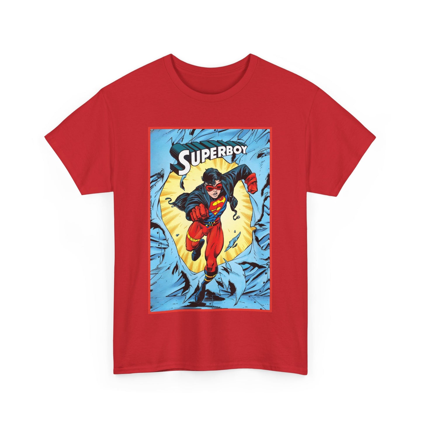 Superboy T-Shirt - Tom Grummett Art - Reign of the Supermen Storyline from the 1990s - Kon-El, Connor Kent - Superman Family - DC Comics