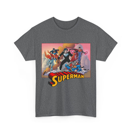 Superman T-Shirt - Tom Grummett Art - Death & Return - Steel, Cyborg, Eradicator - DC Comics