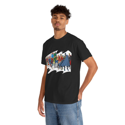 Batman T-Shirt - Neal Adams Art - Plastic Man, Sargon, Robin, Doom Patrol, Superboy, Legion of Super-Heroes - 100-Page Giant Cover Art - DC Comics