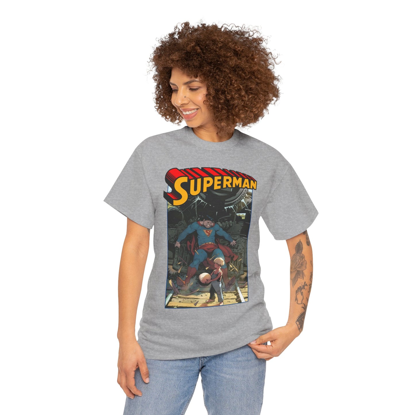 Superman T-Shirt - Patrick Gleason Art - Action Comics #1000 Story - Man of Steel - DC Comics