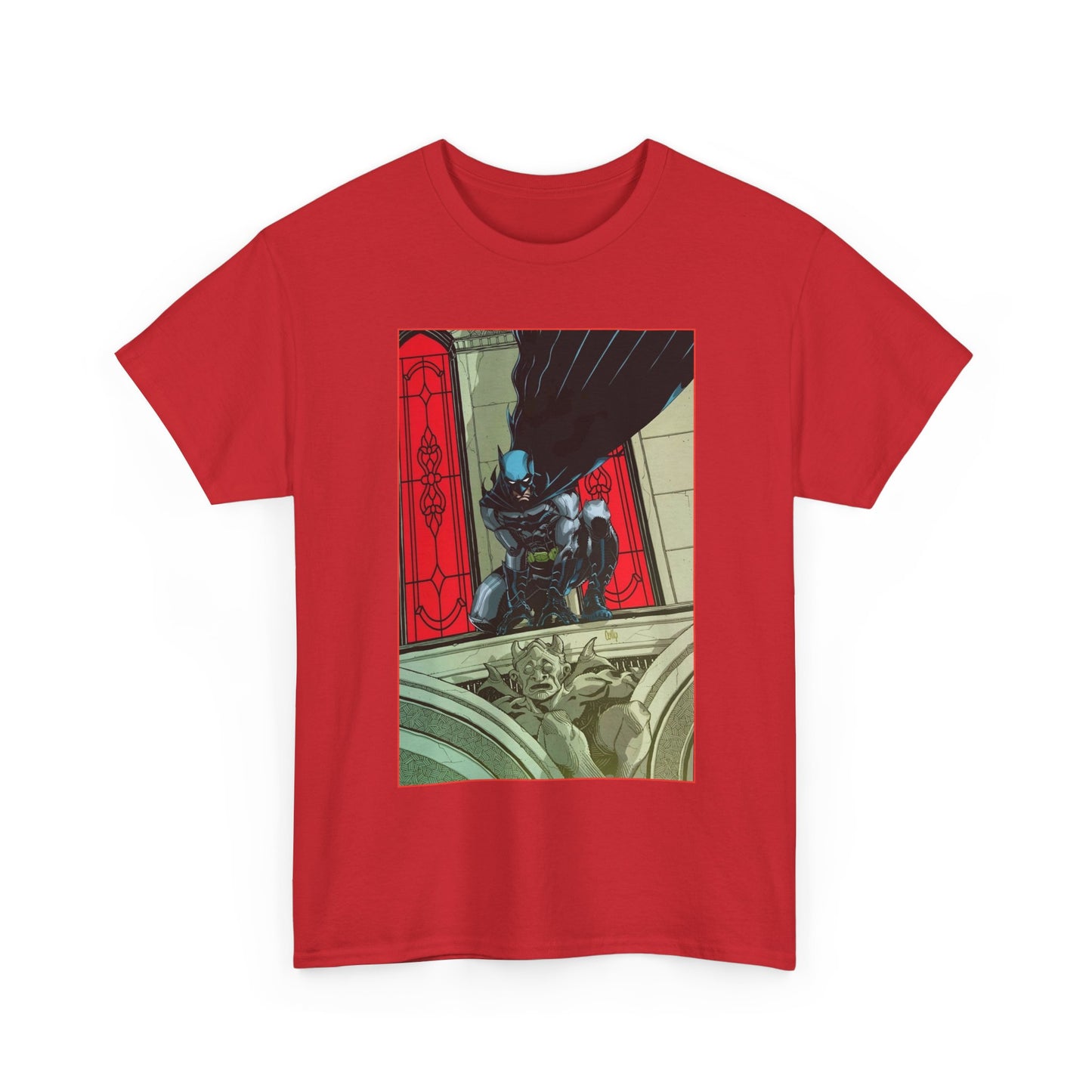 Batman T-Shirt - Cully Hamner Art - Batman Allies Secret Files Cover - Gotham Protector - And a Gargoyle! - DC Comics