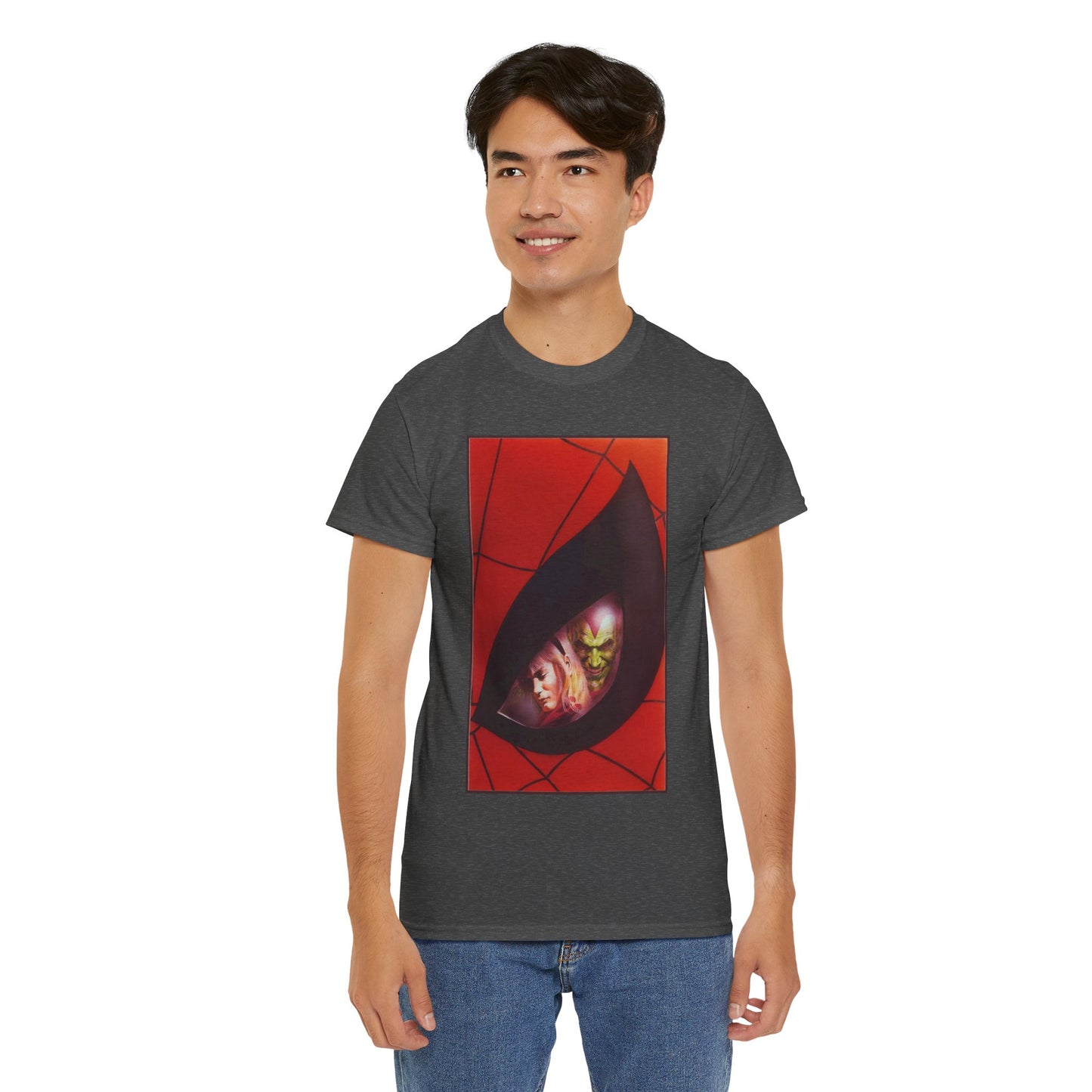 Spider-Man T-Shirt - Alex Ross Art - Marvels Cover - Green Goblin Vs Gwen Stacy - Marvel Comics