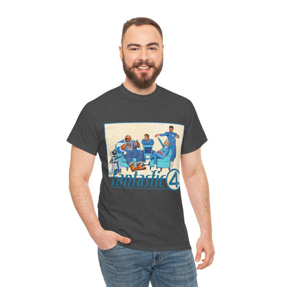 Fantastic Four T-Shirt - 2025 MCU Movie - Reed Richards, Invisible Woman, Thing, Human Torch - Marvel Comics Characters