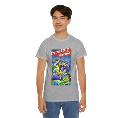 Captain Carrot & Zoo Crew T-Shirt - DC Comics Bronze Age Funny Animals, Superman Guest Star - 1980s