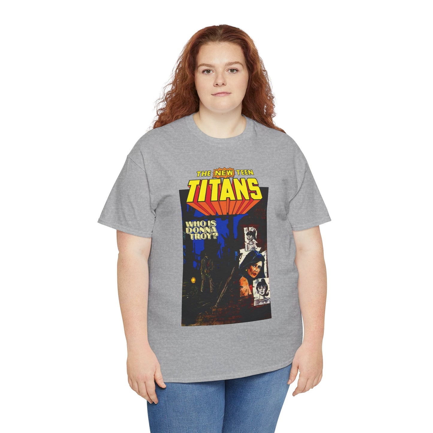 New Teen Titans T-Shirt - Classic George Perez Art - Who is Donna Troy? - Iconic Story and Cover - Robin/Dick Grayson - Popular DC Comics 1980s Series