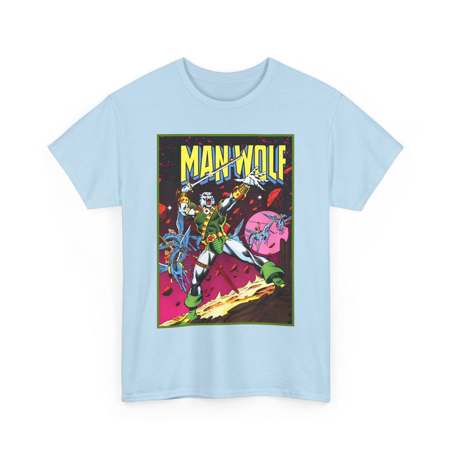 Man-Wolf T-Shirt - George Perez Art - Colonel John Jameson - Marvel Premiere #45 Cover Art - Marvel Comics