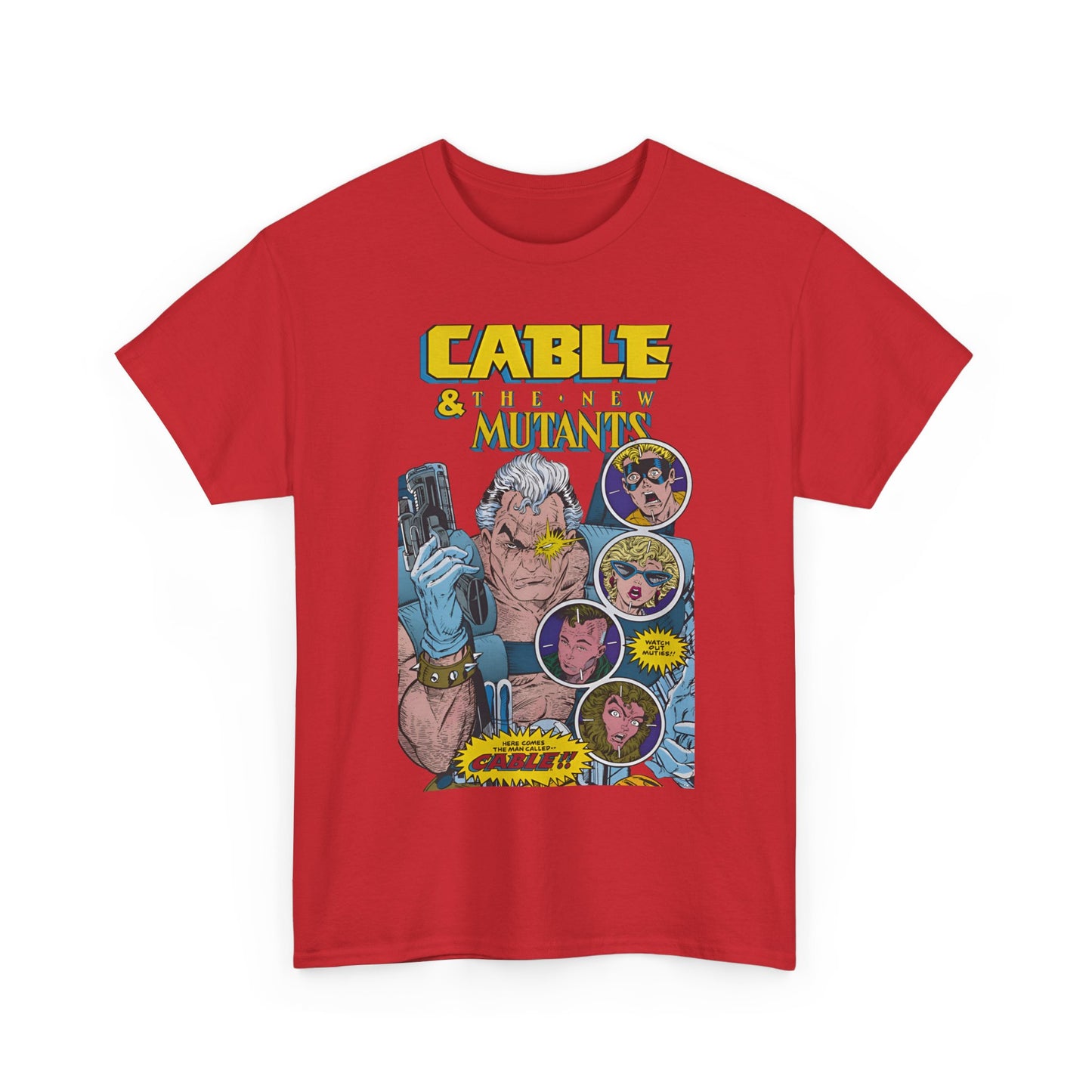 Cable & the New Mutants T-Shirt - #87 Cover Art - Wolfsbane, Boom-Boom, Cannonball - Marvel Comics