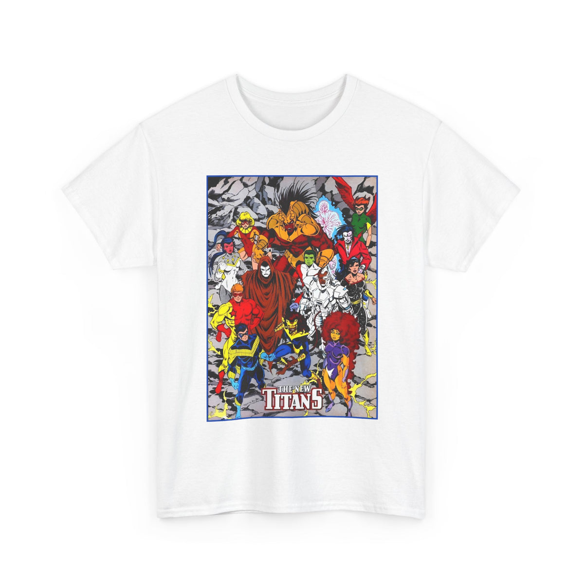 New Titans T-Shirt - Tom Grummett Art - Nightwing, Pantha, Phantasm, Wildebeest, Red Star, Troia - DC Comics