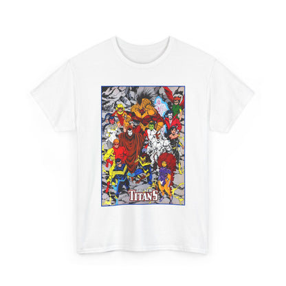 New Titans T-Shirt - Tom Grummett Art - Nightwing, Pantha, Phantasm, Wildebeest, Red Star, Troia - DC Comics