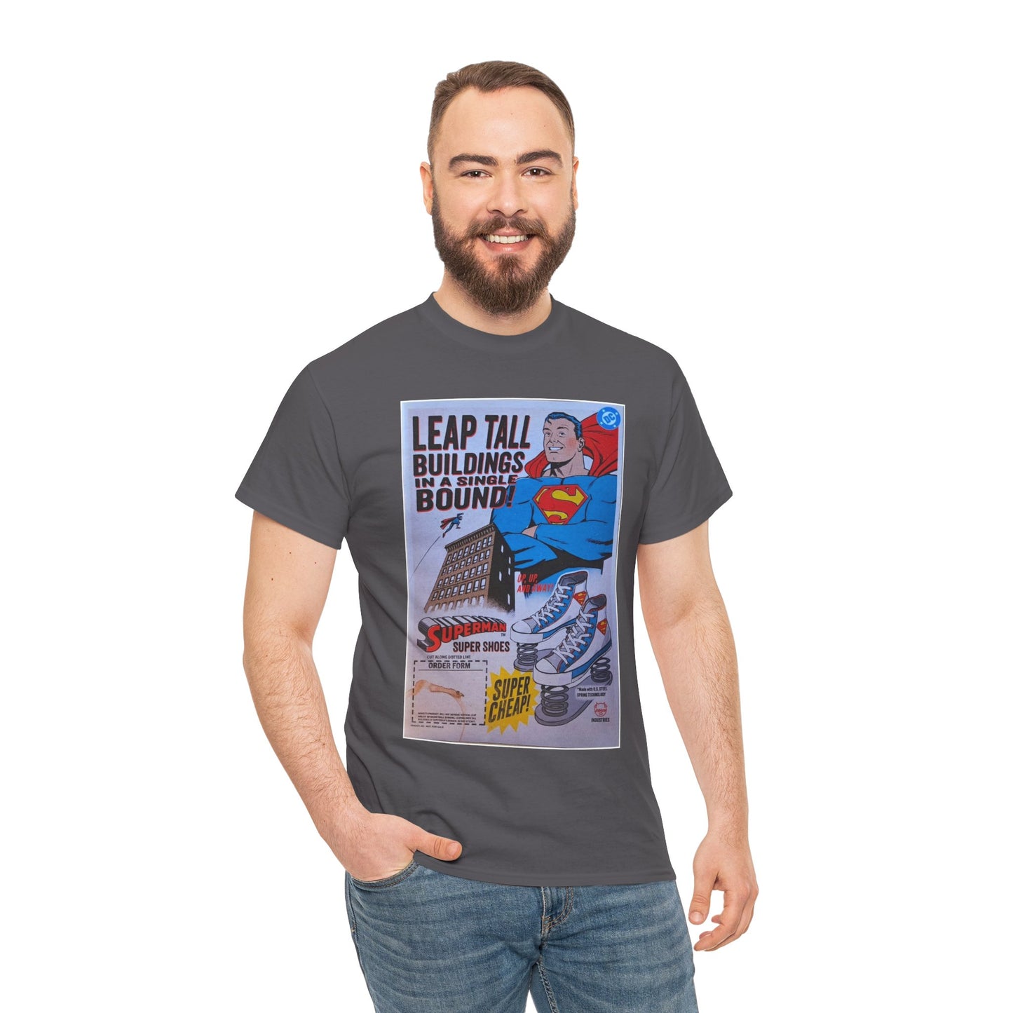Superman Ad T-Shirt - Dave Johnson Art - #21 Variant Cover Art - DC Comics