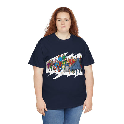 Batman T-Shirt - Neal Adams Art - Plastic Man, Sargon, Robin, Doom Patrol, Superboy, Legion of Super-Heroes - 100-Page Giant Cover Art - DC Comics