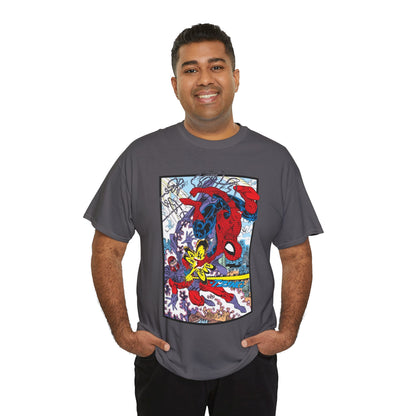 Spider-Man Vs Magneto T-Shirt - Erik Larsen Art - Marvel Comics