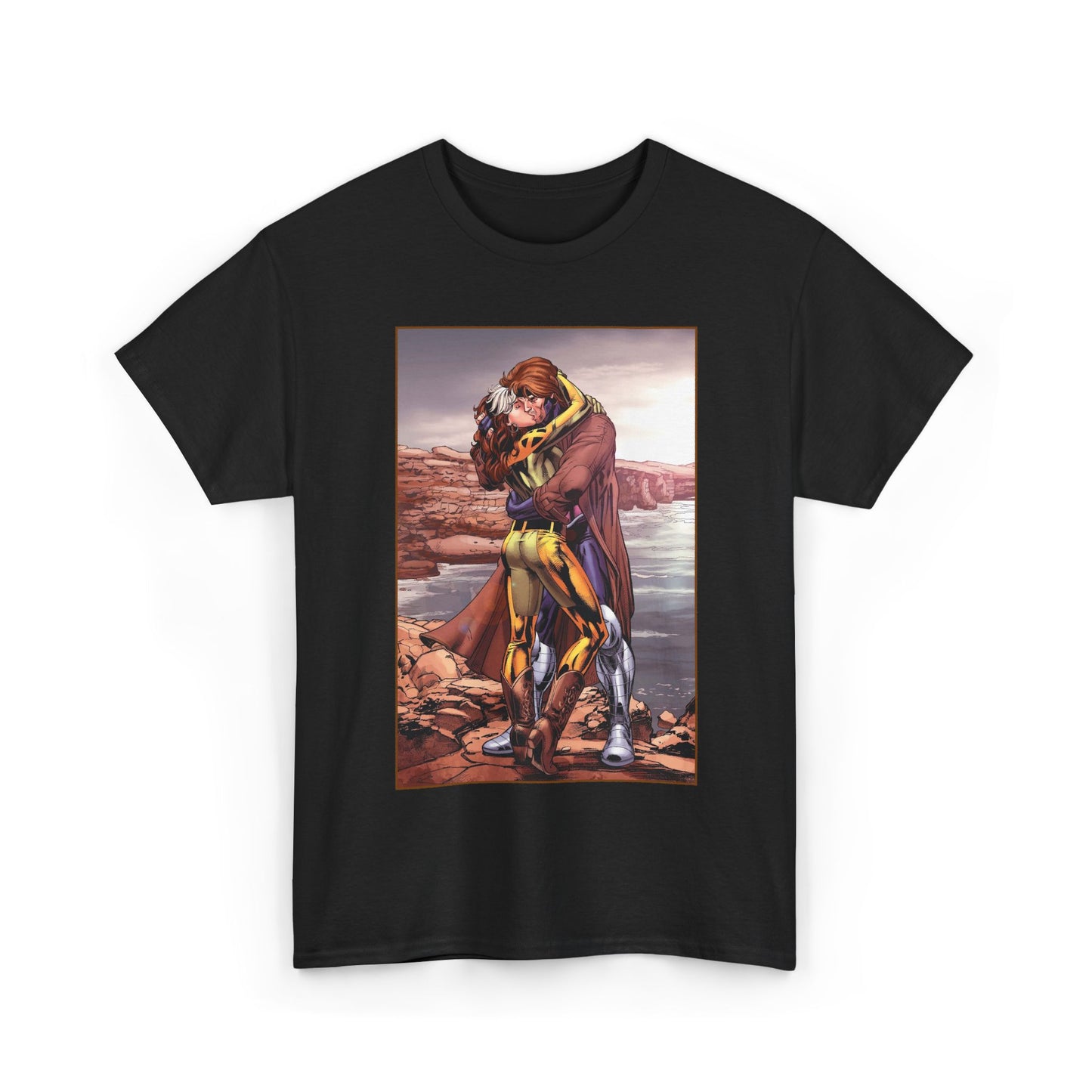 Gambit & Rogue T-Shirt - Scot Eaton Art - "Romy" - Popular X-Men Members - Marvel Comics