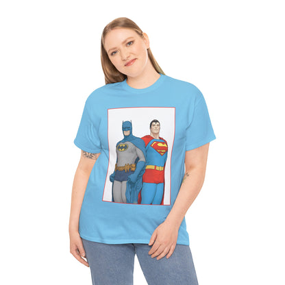 Superman & Batman T-Shirt - Frank Quitely Art - World's Finest Variant Cover Art - DC Comics