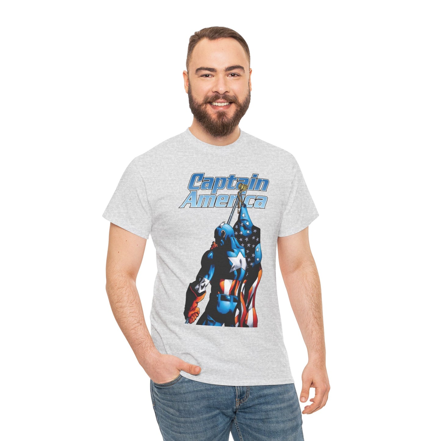 Captain America T-Shirt - Dan Jurgens Art - Marvel Comics