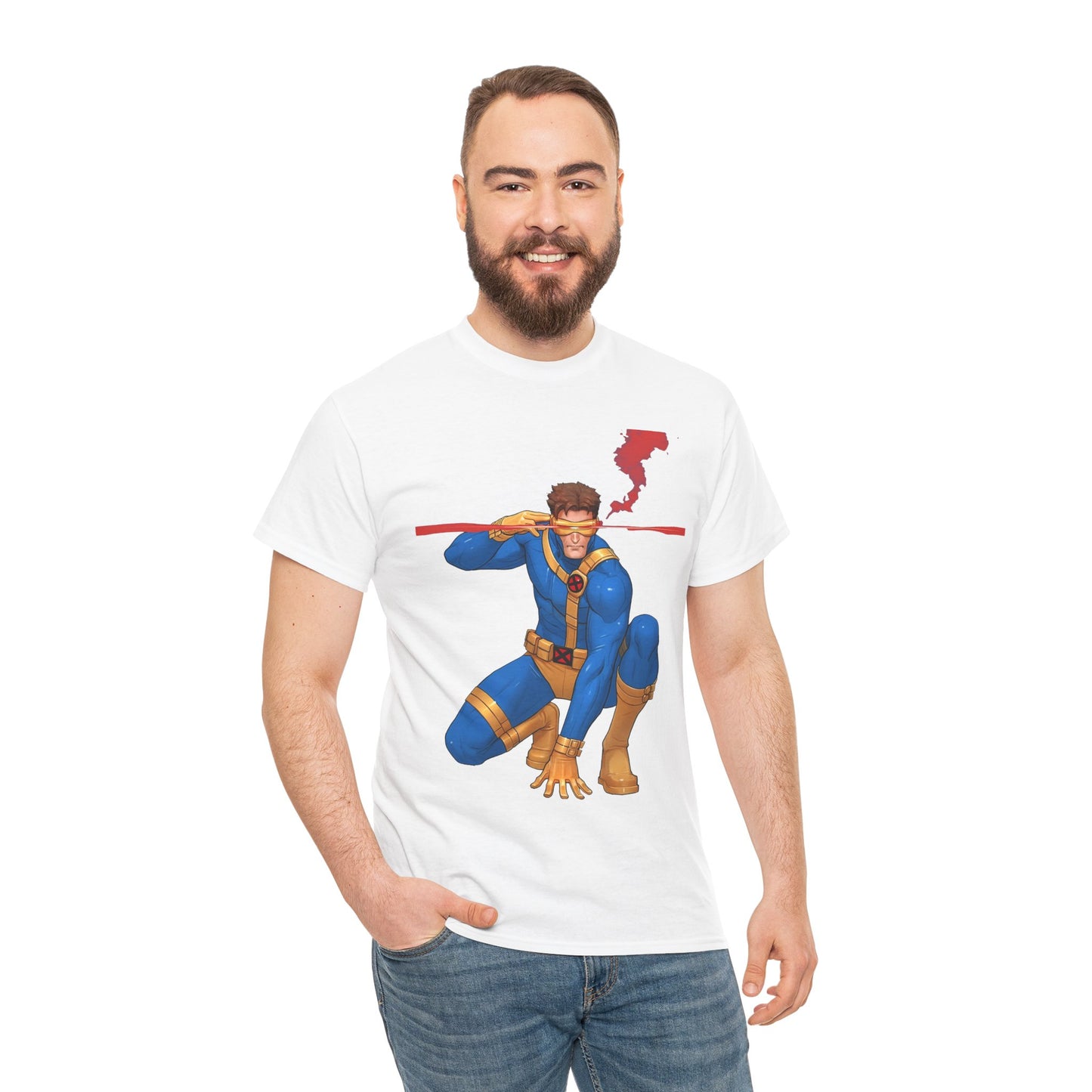 Cyclops T-Shirt - David Nakayama Art - X-Men Member - Marvel Comics