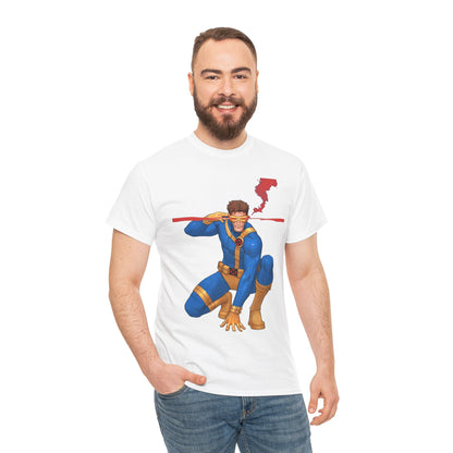 Cyclops T-Shirt - David Nakayama Art - X-Men Member - Marvel Comics