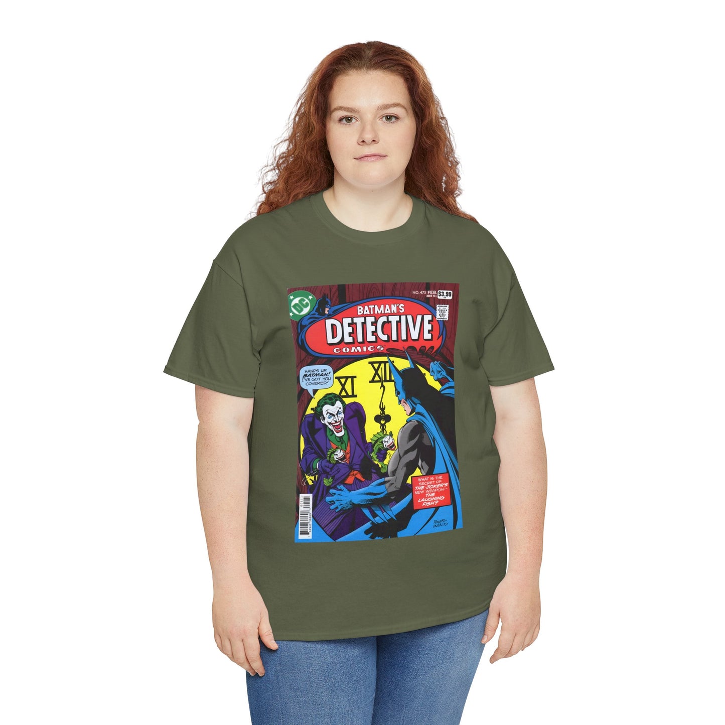 Detective Comics #475 T-Shirt - Marshall Rogers Art - Joker Appearance - The Laughing Fish - DC Comics