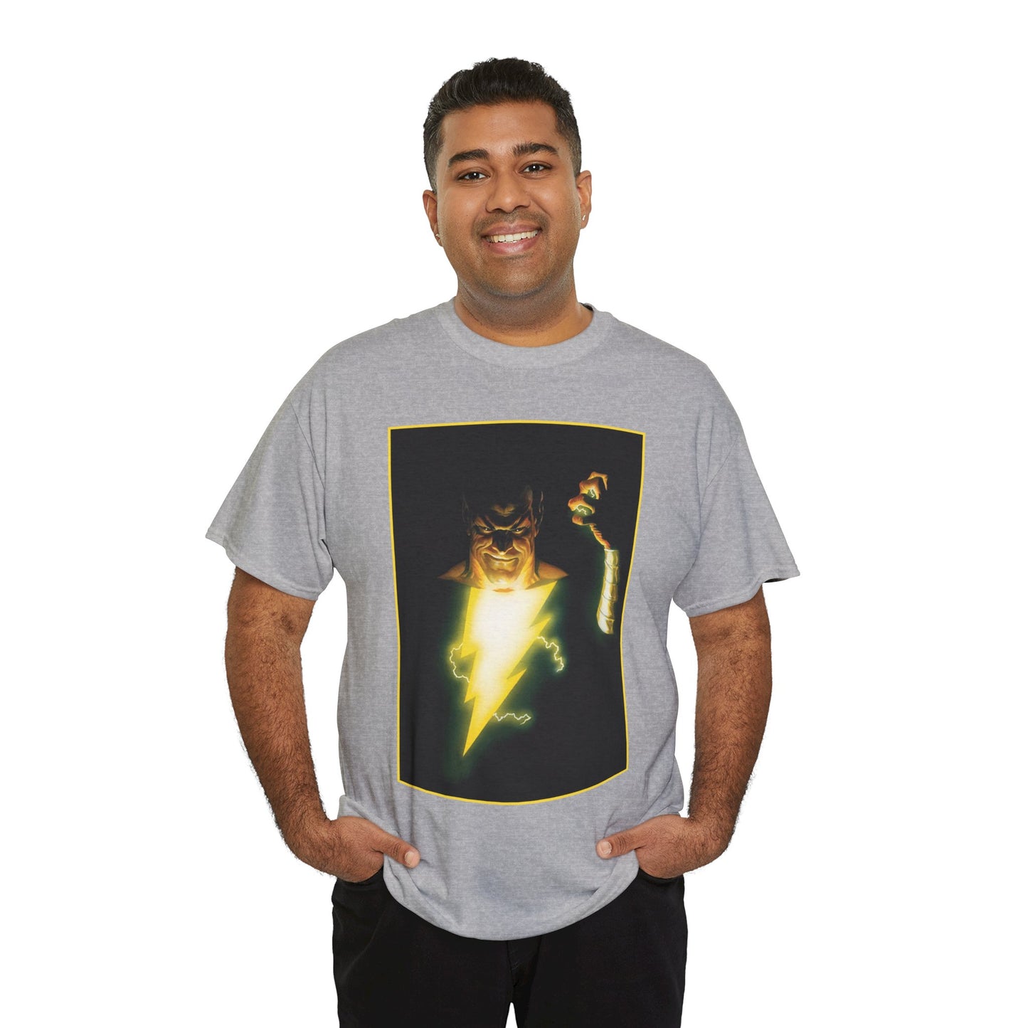 Black Adam T-Shirt - Alex Ross Art - JSA Cover Art - Shazam Family Foe - DC Comics