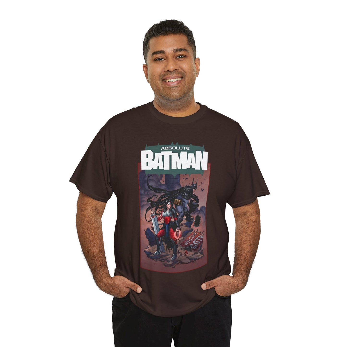 Absolute Batman & Absolute Wonder Woman T-Shirt - Frank Cho Art - DC Comics