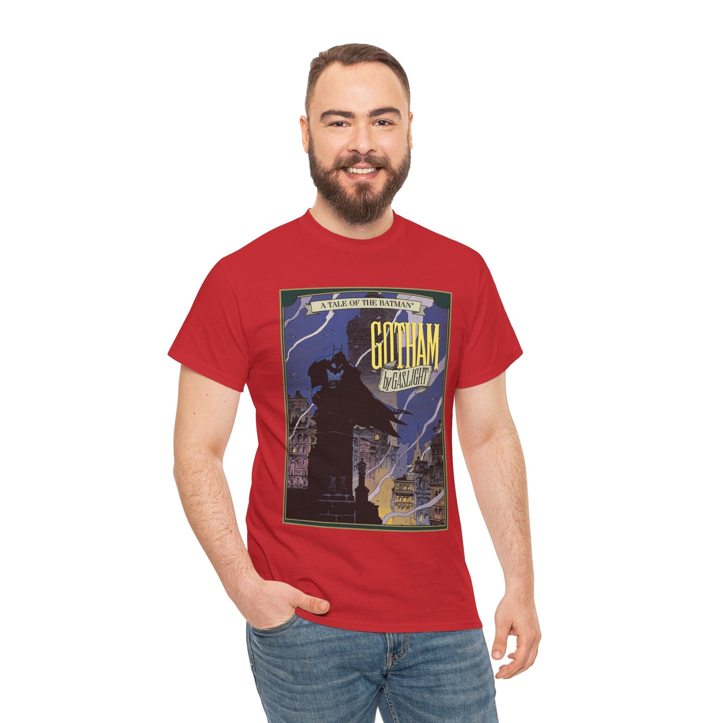 Batman: Gotham by Gaslight T-Shirt - Mike Mignola Art - 19th Century Jack the Ripper Story - Elseworlds - DC Comics
