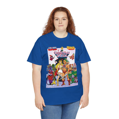 He-Man & She-Ra: A Christmas Special T-Shirt - Masters of the Universe, Princess of Power - Skeletor, Fisto, Orko, Kowl, Madame Razz - Filmation